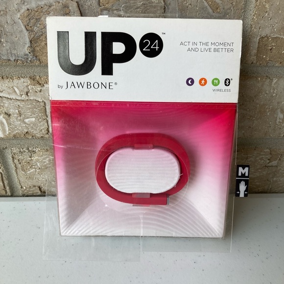 New UP 24 By Jawbone Bluetooth Activity Tracker Size M 🌸 - Picture 1 of 5